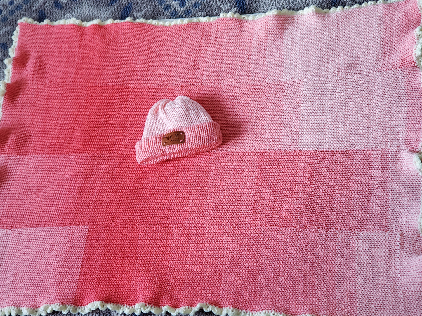 Super Cute Baby Blanket and Hat Set
