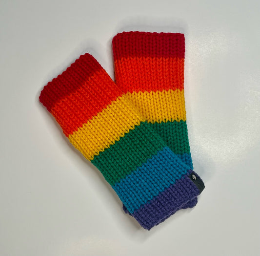 Super Cute Gay Pride Fingerless Gloves